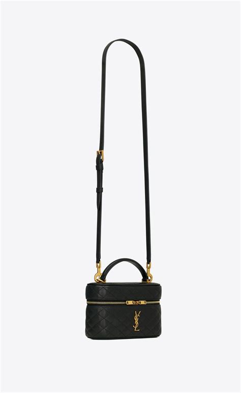 gaby micro ysl|GABY micro vanity bag in lambskin .